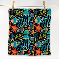 Sea Animals Face Towel by goljakoff