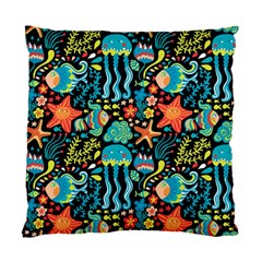 Sea Animals Standard Cushion Case (one Side) by goljakoff