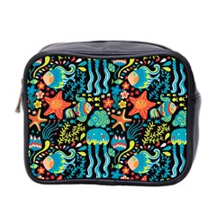 Sea Animals Mini Toiletries Bag (two Sides) by goljakoff