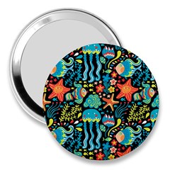 Sea Animals 3  Handbag Mirrors by goljakoff