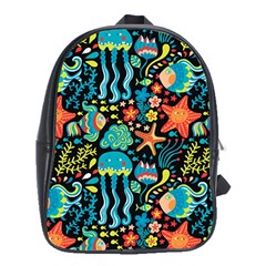 Sea Animals School Bag (xl) by goljakoff