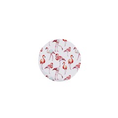 Rose Flamingos 1  Mini Magnets by goljakoff