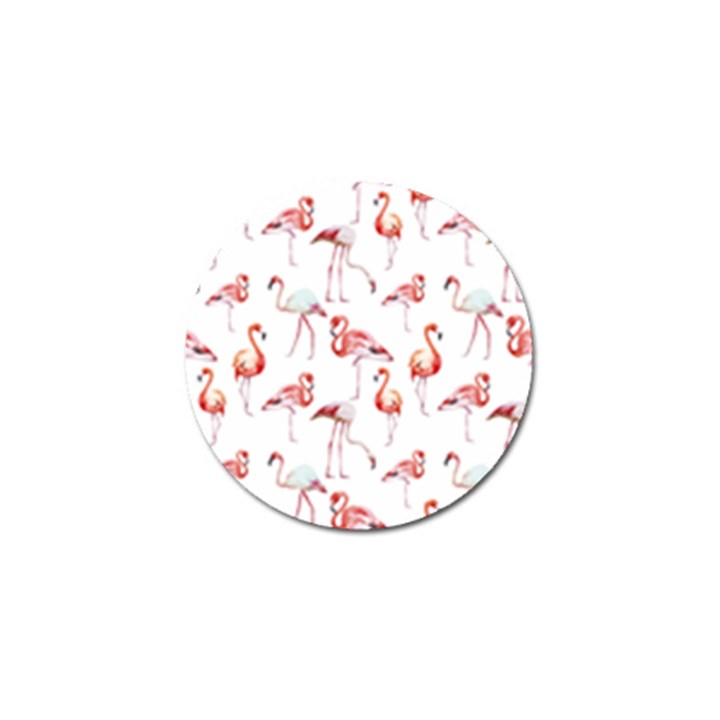 Rose flamingos Golf Ball Marker