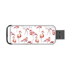 Rose Flamingos Portable Usb Flash (one Side) by goljakoff