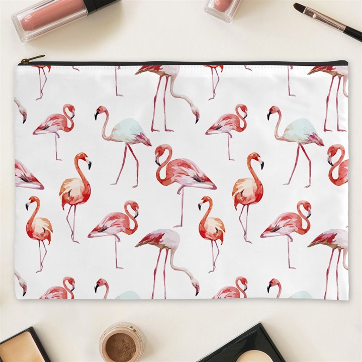 Rose flamingos Cosmetic Bag (XXXL)