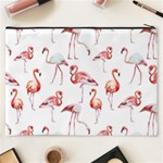 Rose flamingos Cosmetic Bag (XXXL) Back