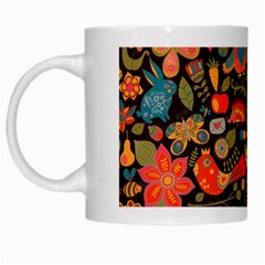 Khokhloma White Mugs by goljakoff