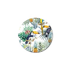 Tropical Flowers Golf Ball Marker (4 Pack) by goljakoff