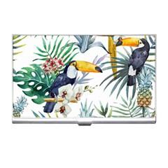 Tropical Flowers Business Card Holder by goljakoff