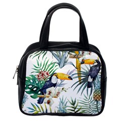 Tropical Flowers Classic Handbag (one Side) by goljakoff