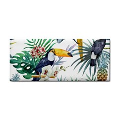 Tropical Flowers Hand Towel by goljakoff