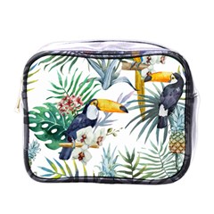 Tropical Flowers Mini Toiletries Bag (one Side) by goljakoff