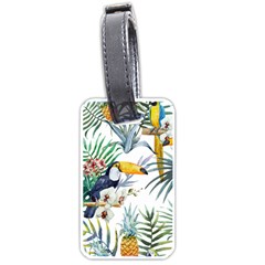 Tropical Flowers Luggage Tag (one Side) by goljakoff