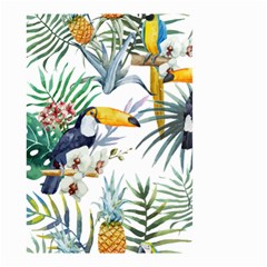 Tropical Flowers Small Garden Flag (two Sides) by goljakoff