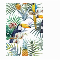 Tropical Flowers Large Garden Flag (two Sides) by goljakoff