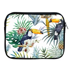 Tropical Flowers Apple Ipad 2/3/4 Zipper Cases by goljakoff