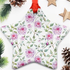 Rose Flowers Ornament (star) by goljakoff