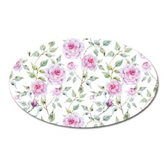 Rose Flowers Oval Magnet by goljakoff