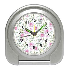 Rose Flowers Travel Alarm Clock by goljakoff