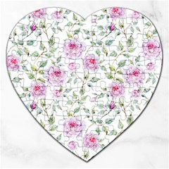 Rose Flowers Jigsaw Puzzle (heart) by goljakoff