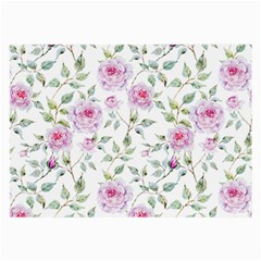 Rose Flowers Large Glasses Cloth (2 Sides) by goljakoff