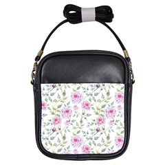 Rose Flowers Girls Sling Bag by goljakoff