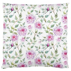 Rose Flowers Large Cushion Case (two Sides)