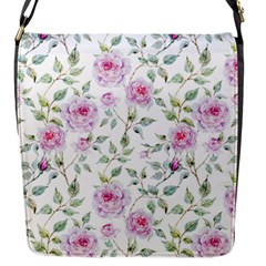 Rose Flowers Flap Closure Messenger Bag (s) by goljakoff