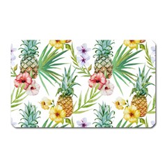 Tropical Pineapples Magnet (rectangular) by goljakoff