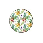 Tropical pineapples Hat Clip Ball Marker Front