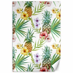 Tropical Pineapples Canvas 12  X 18  by goljakoff