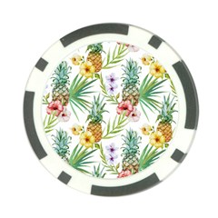 Tropical Pineapples Poker Chip Card Guard (10 Pack) by goljakoff