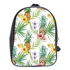 Tropical Pineapples School Bag (large) by goljakoff