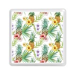 Tropical pineapples Memory Card Reader (Square) Front