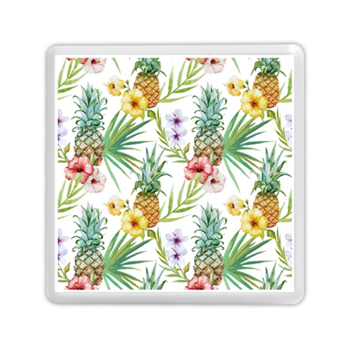 Tropical pineapples Memory Card Reader (Square)