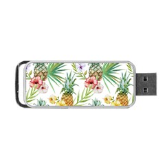 Tropical Pineapples Portable Usb Flash (one Side) by goljakoff