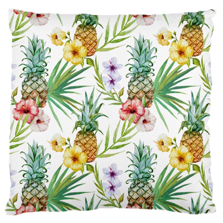 Tropical pineapples Standard Flano Cushion Case (One Side)