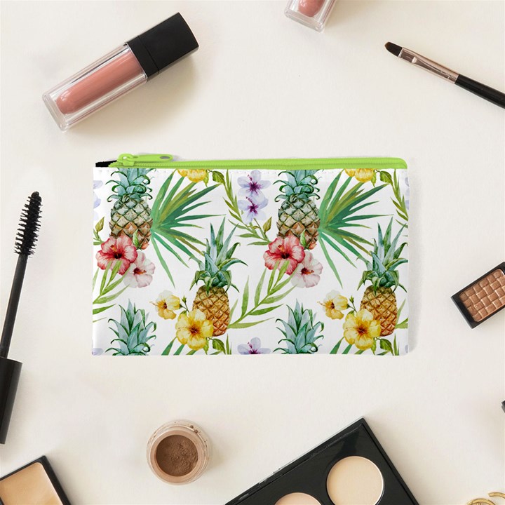 Tropical pineapples Cosmetic Bag (XS)