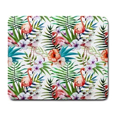 Tropical Flamingo Large Mousepads by goljakoff