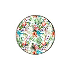 Tropical Flamingo Hat Clip Ball Marker by goljakoff