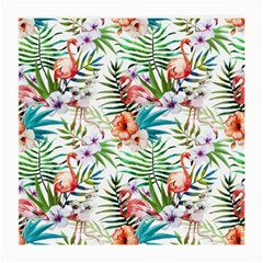 Tropical Flamingo Medium Glasses Cloth by goljakoff