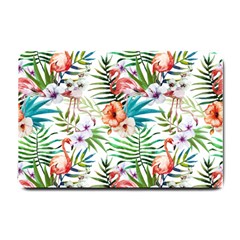 Tropical Flamingo Small Doormat  by goljakoff