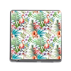 Tropical Flamingo Memory Card Reader (square 5 Slot) by goljakoff