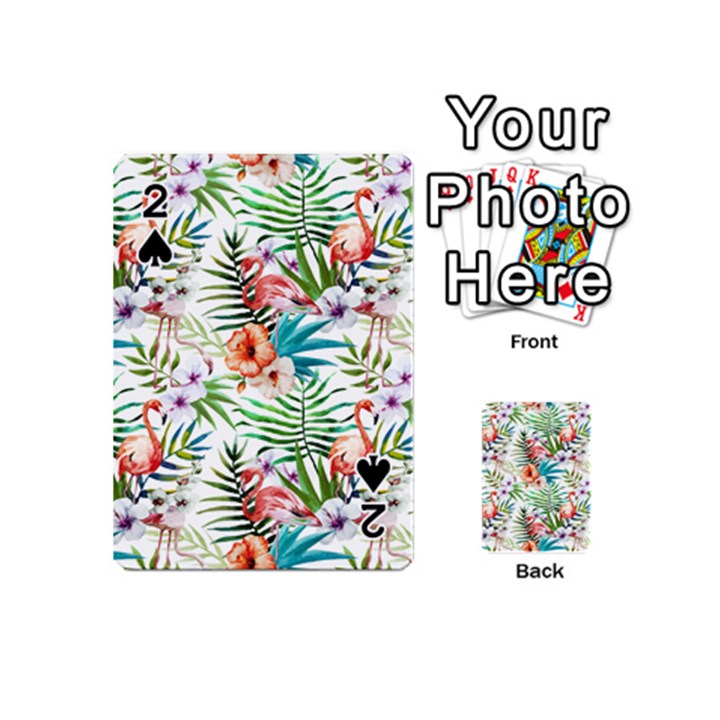 Tropical flamingo Playing Cards 54 Designs (Mini)