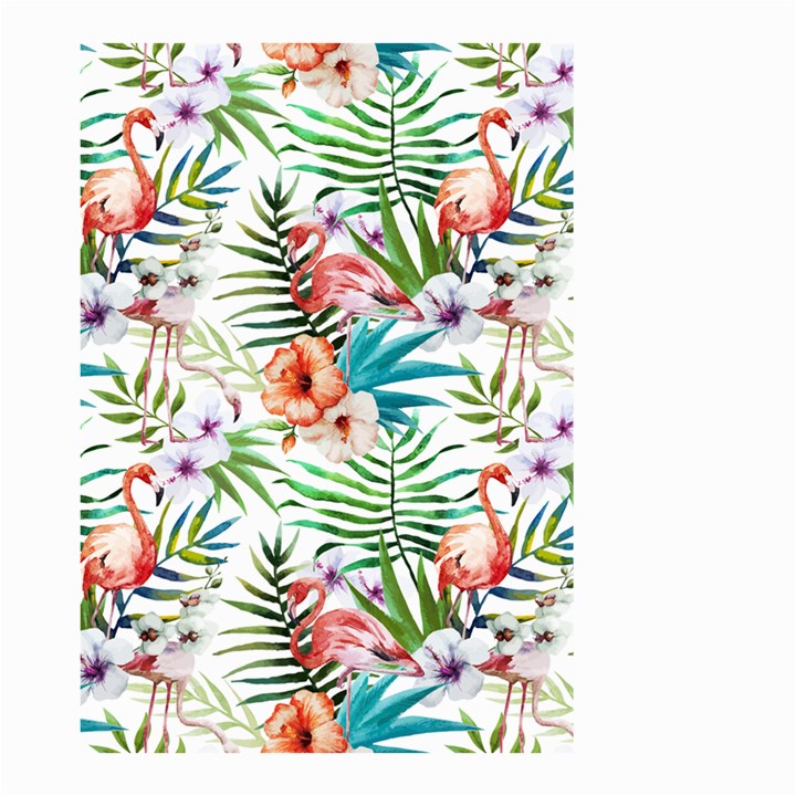 Tropical flamingo Small Garden Flag (Two Sides)