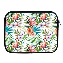 Tropical Flamingo Apple Ipad 2/3/4 Zipper Cases by goljakoff