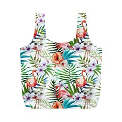 Tropical Flamingo Full Print Recycle Bag (m) by goljakoff