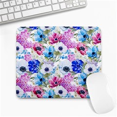 Purple Flowers Large Mousepads by goljakoff