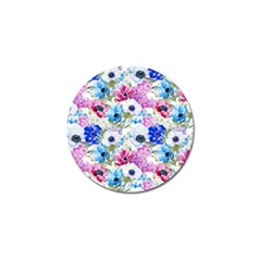 Purple Flowers Golf Ball Marker (4 Pack) by goljakoff