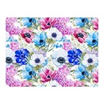 Purple flowers Double Sided Flano Blanket (Mini)  35 x27  Blanket Front